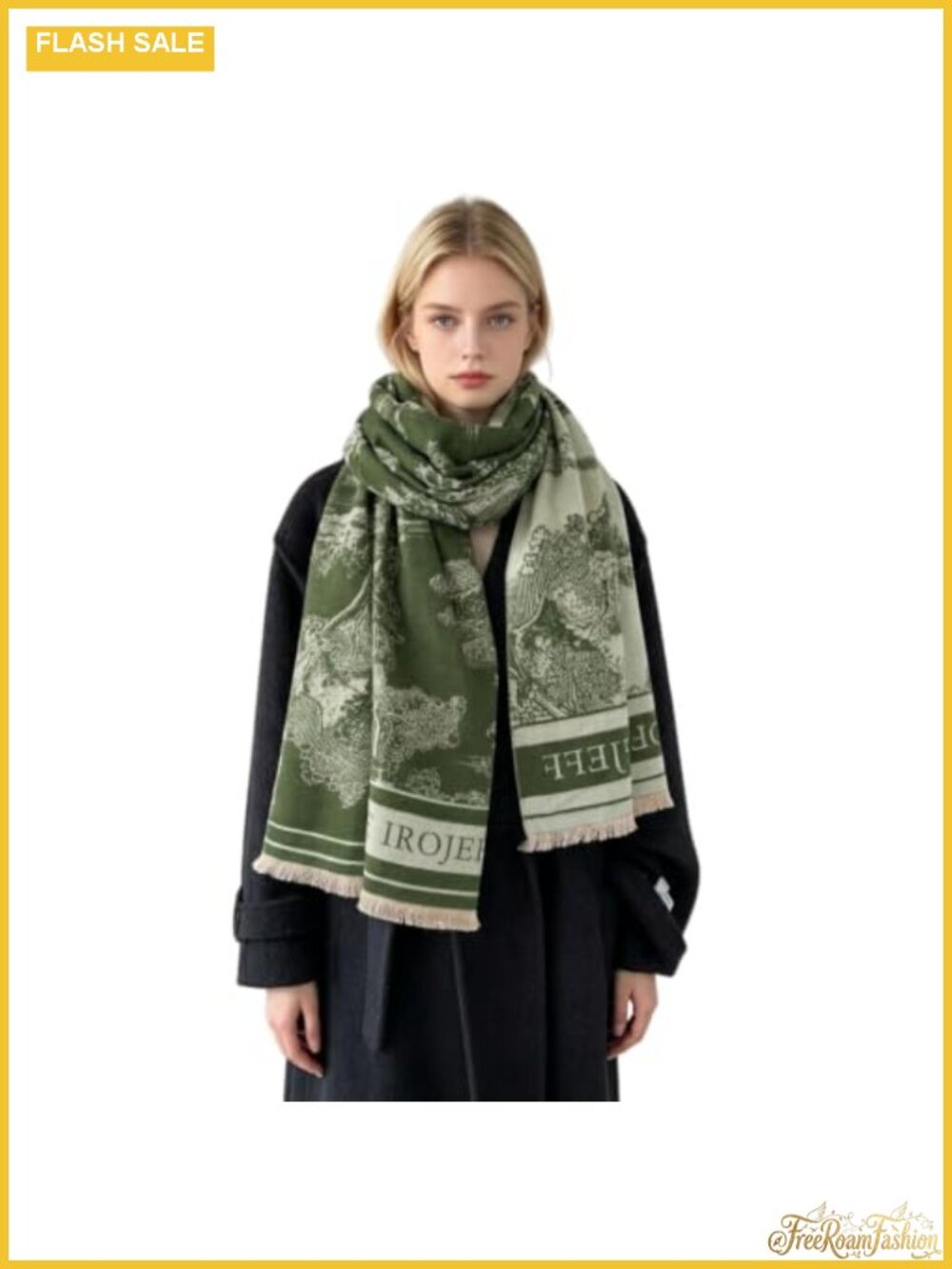 Women's Reversible Pashmina Shawl Wrap Oversized Winter Scarf Formal